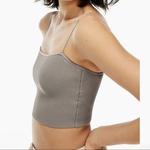 Babaton / Aritzia Sculpt Knit Cami Cropped Tank Small